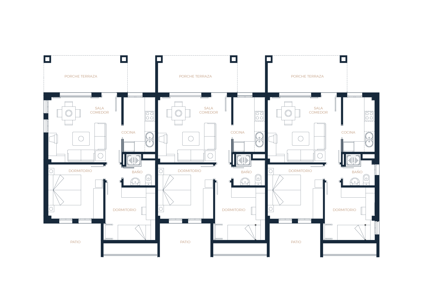6 APARTAMENTOS EN PLANTA BAJA